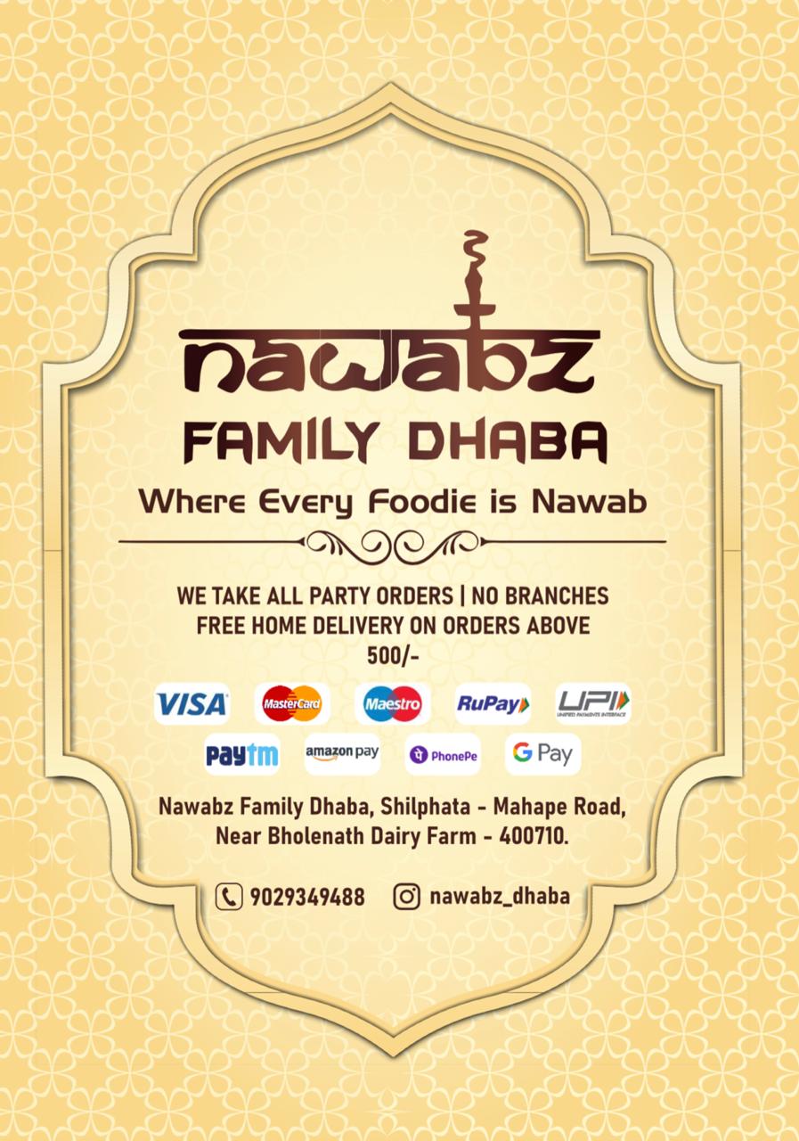 Nawabz Menu Cover