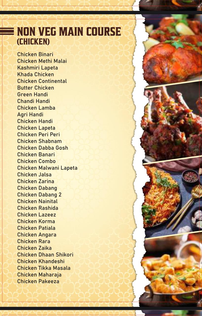 Non Veg Main Course (Chicken)